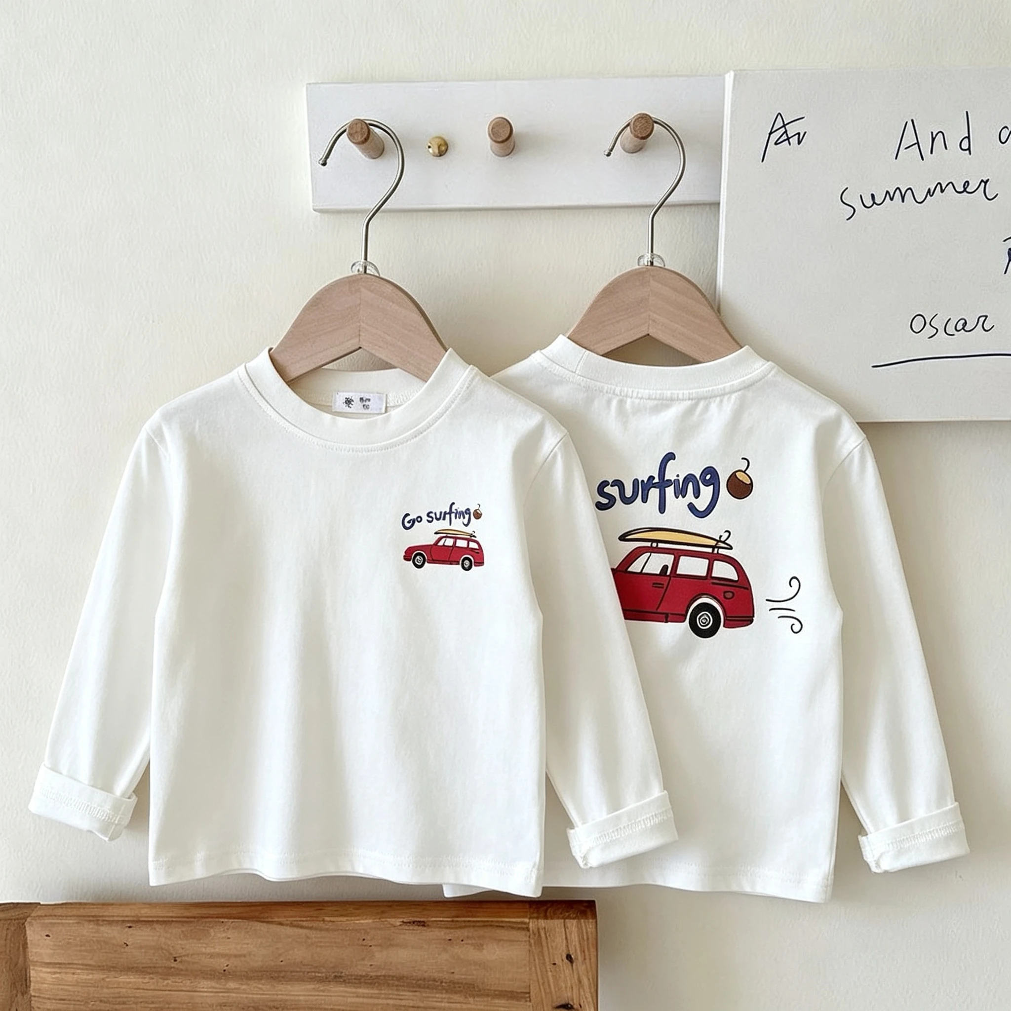 Solid Color Simple Versatile Boys Long Sleeve T-shirt Double Side Printed Kids Bottoming Shirts Tops Casual Round Collar Blouse
Solid Color Simple Versatile Boys Long Sleeve T-shirt Double Side Printed Kids Bottoming Shirts Tops Casual Round Collar Blouse
