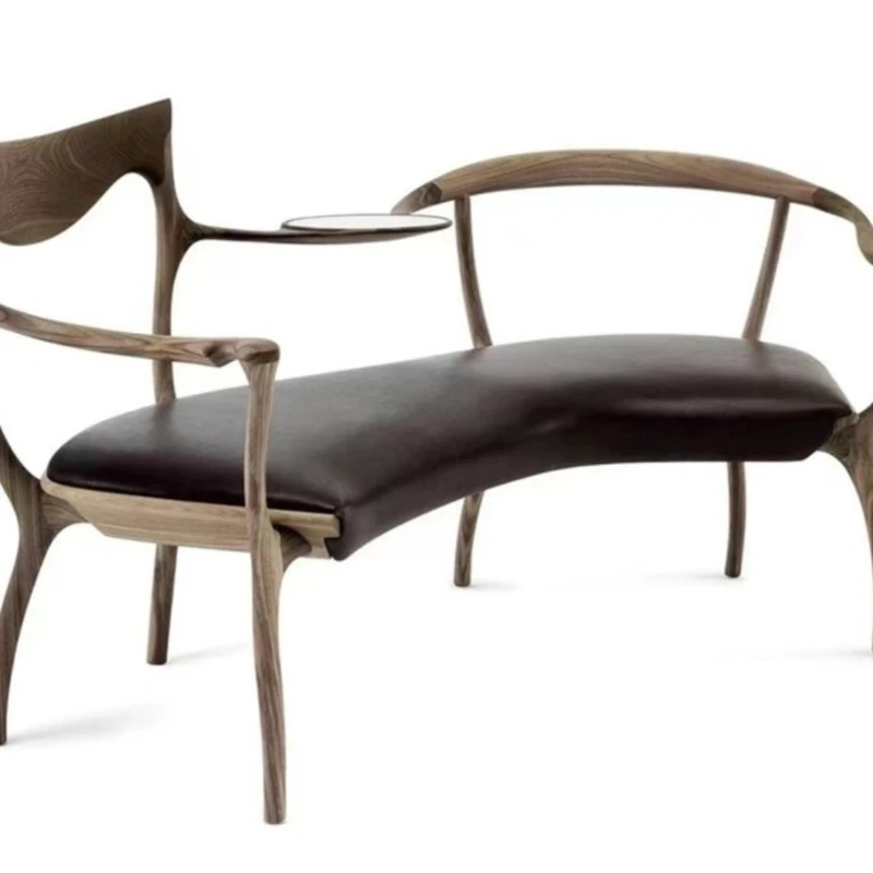 Black walnut double leisure lover chair solid wood creative concubine sofa chair beauty couch
Black walnut double leisure lover chair solid wood creative concubine sofa chair beauty couch