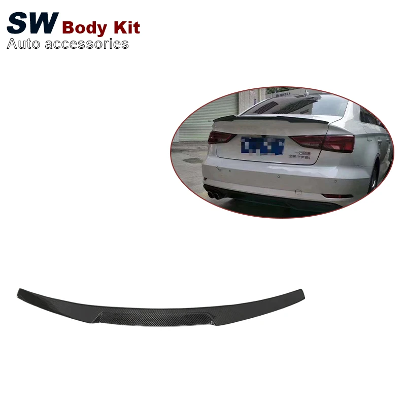 Carbon Fiber Rear Spoiler For Audi A3 S3 RS3 2014-2020 Upgrade Modified Aerodynamic Trunk Boot Wing Rear Wing Performance Kit
Carbon Fiber Rear Spoiler For Audi A3 S3 RS3 2014-2020 Upgrade Modified Aerodynamic Trunk Boot Wing Rear Wing Performance Kit