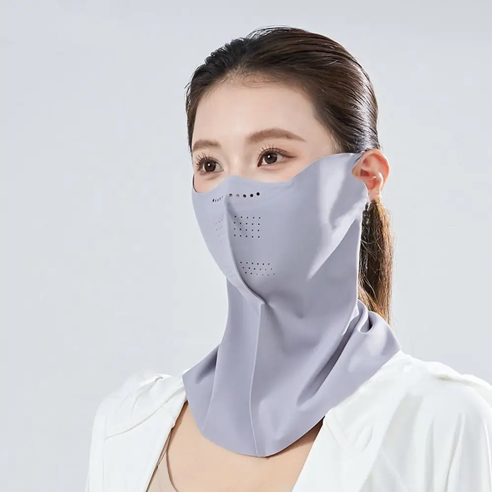 Elastic Sunscreen Face Scarf Ice Silk Mask Summer Face Mask Sunscreen Mask UV Protection Solid Color Face Cover Golf
Elastic Sunscreen Face Scarf Ice Silk Mask Summer Face Mask Sunscreen Mask UV Protection Solid Color Face Cover Golf