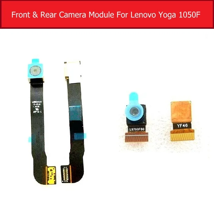 Genuine Front & Rear camera module For Lenovo Yoga Tablet YT2-1050F small facing & Main big camera accessory replacement parts
Genuine Front & Rear camera module For Lenovo Yoga Tablet YT2-1050F small facing & Main big camera accessory replacement parts