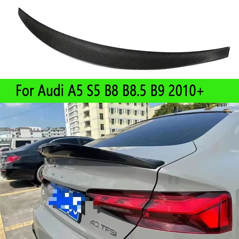 For Audi A5 S5 B8 B8.5 B9 2010+ Carbon Fiber Tail fins Rear Trunk Spoiler Guide Wing Rear Wing Diverter Spoiler Body Kit
For Audi A5 S5 B8 B8.5 B9 2010+ Carbon Fiber Tail fins Rear Trunk Spoiler Guide Wing Rear Wing Diverter Spoiler Body Kit