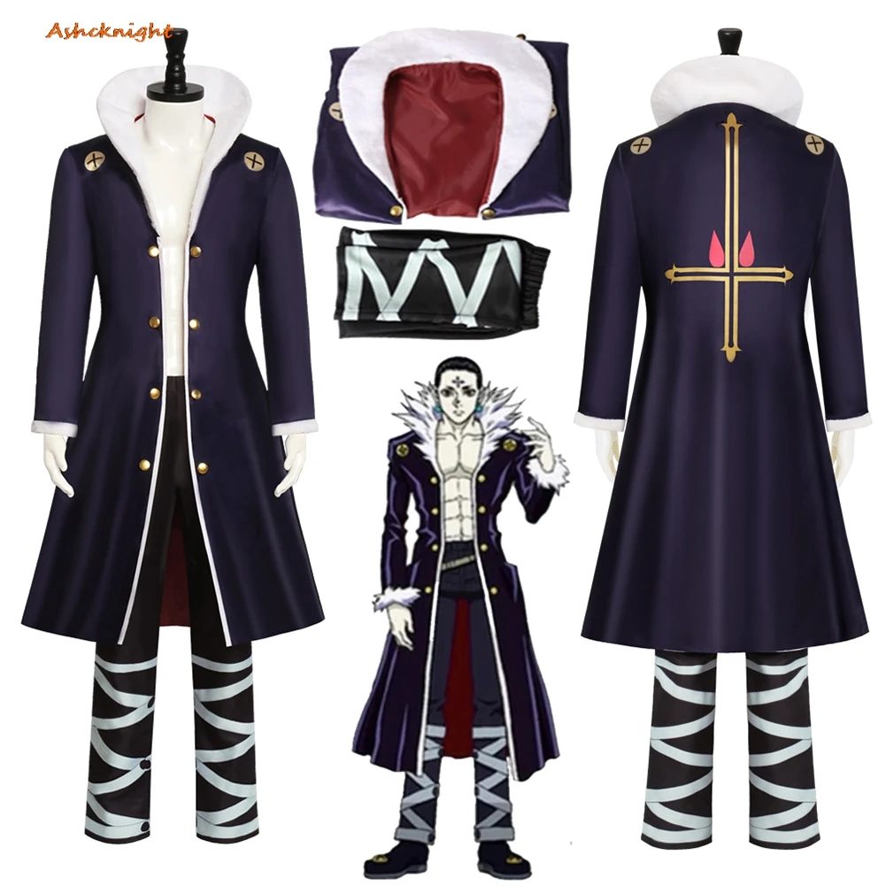 Anime Hunter Cosplay Feitan Portor Coat Pants Clothing Men Party Disguise Roleplay Male Outfits Suit Halloween Costume Carnival
Anime Hunter Cosplay Feitan Portor Coat Pants Clothing Men Party Disguise Roleplay Male Outfits Suit Halloween Costume Carnival