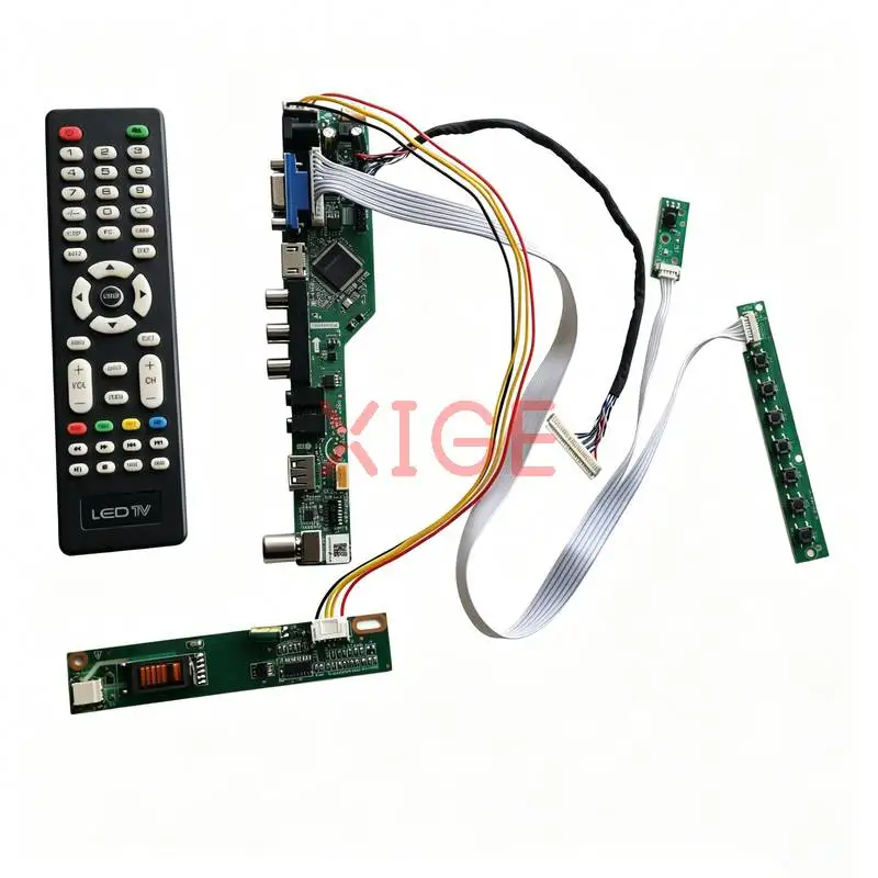 For LTN170P1 LP171W02 LP171WE2 LP171WE3 Matrix Controller Drive Board Kit 1-CCFL LVDS 30-Pin 1680*1050 HDMI+VGA+AV+USB 1680x1050
For LTN170P1 LP171W02 LP171WE2 LP171WE3 Matrix Controller Drive Board Kit 1-CCFL LVDS 30-Pin 1680*1050 HDMI+VGA+AV+USB 1680x1050