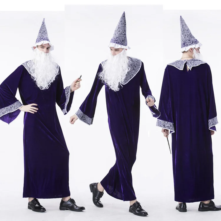 Halloween stage performance costume new magician adult male bar and nightclub suit performance suitable for any figure
Halloween stage performance costume new magician adult male bar and nightclub suit performance suitable for any figure