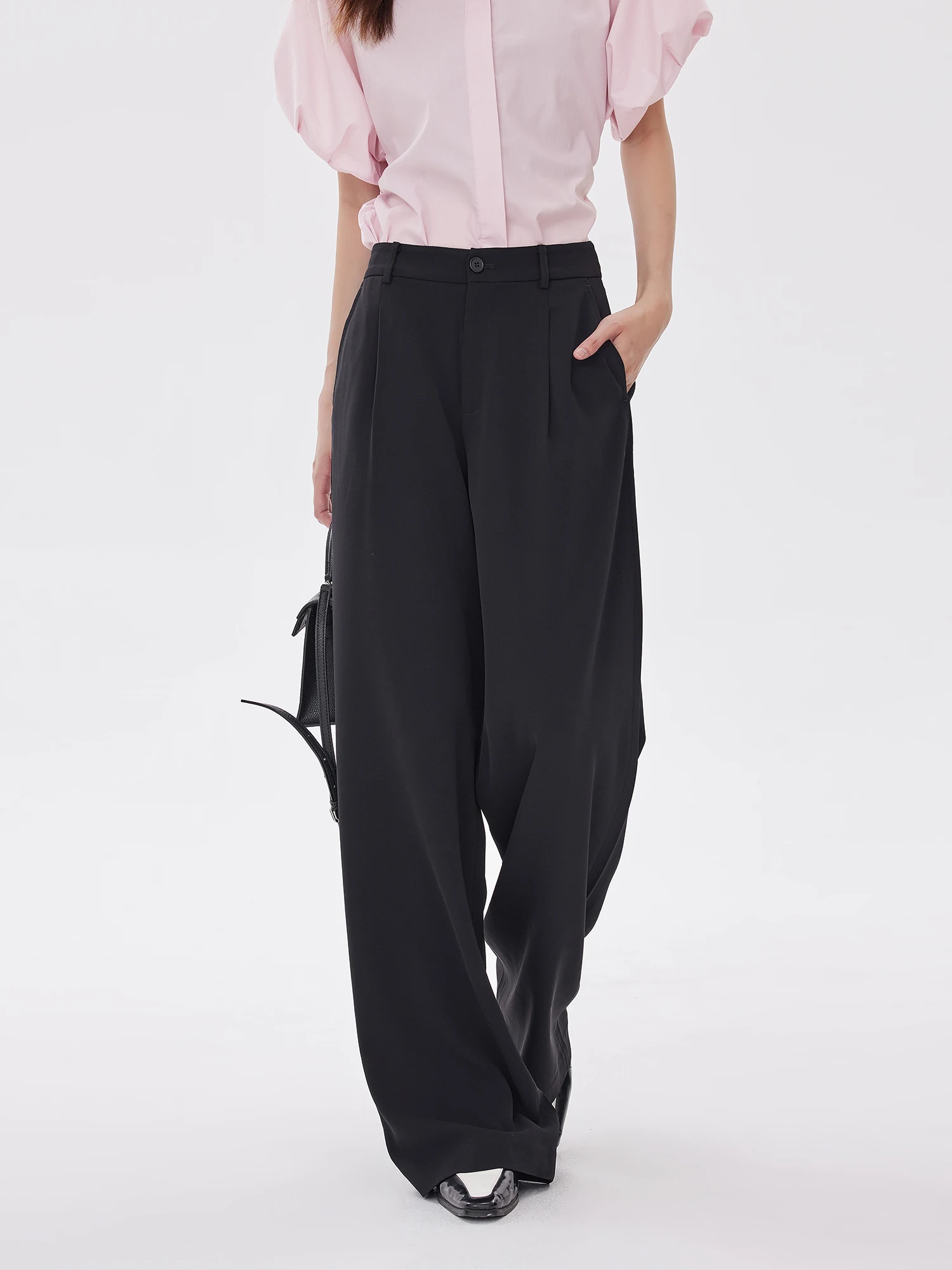 Женские брюки Bla Drapey: элегантные, прямые, в пол, для высоких женщин, повседневные, из полиэстера, с эффектом похудения
Женские брюки Bla Drapey: элегантные, прямые, в пол, для высоких женщин, повседневные, из полиэстера, с эффектом похудения