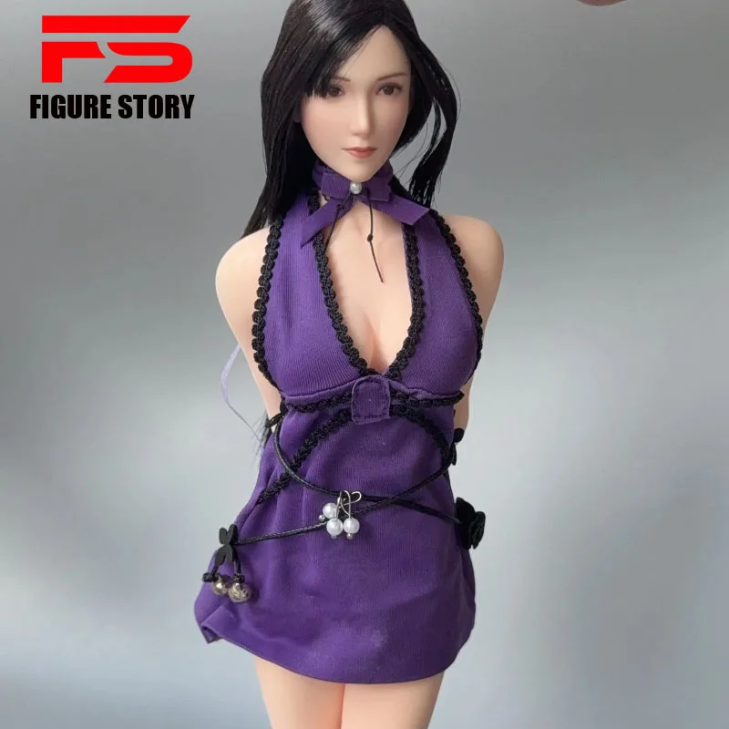 1/6 scale female dolls clothes purple Tifa dress fit 12'' action figure body model
1/6 scale female dolls clothes purple Tifa dress fit 12'' action figure body model