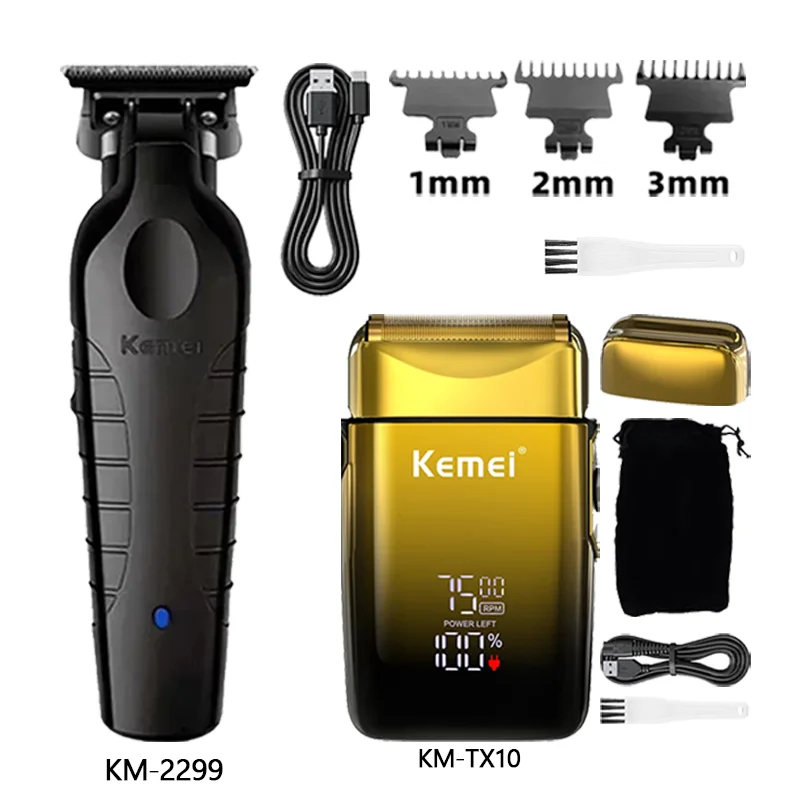Мужская машинка для стрижки волос Kemei KM-2296 KM-2299 KM-TX10, машинка для стрижки волос с зарядкой через USB, электрический триммер для волос, портативная бритва
Мужская машинка для стрижки волос Kemei KM-2296 KM-2299 KM-TX10, машинка для стрижки волос с зарядкой через USB, электрический триммер для волос, портативная бритва