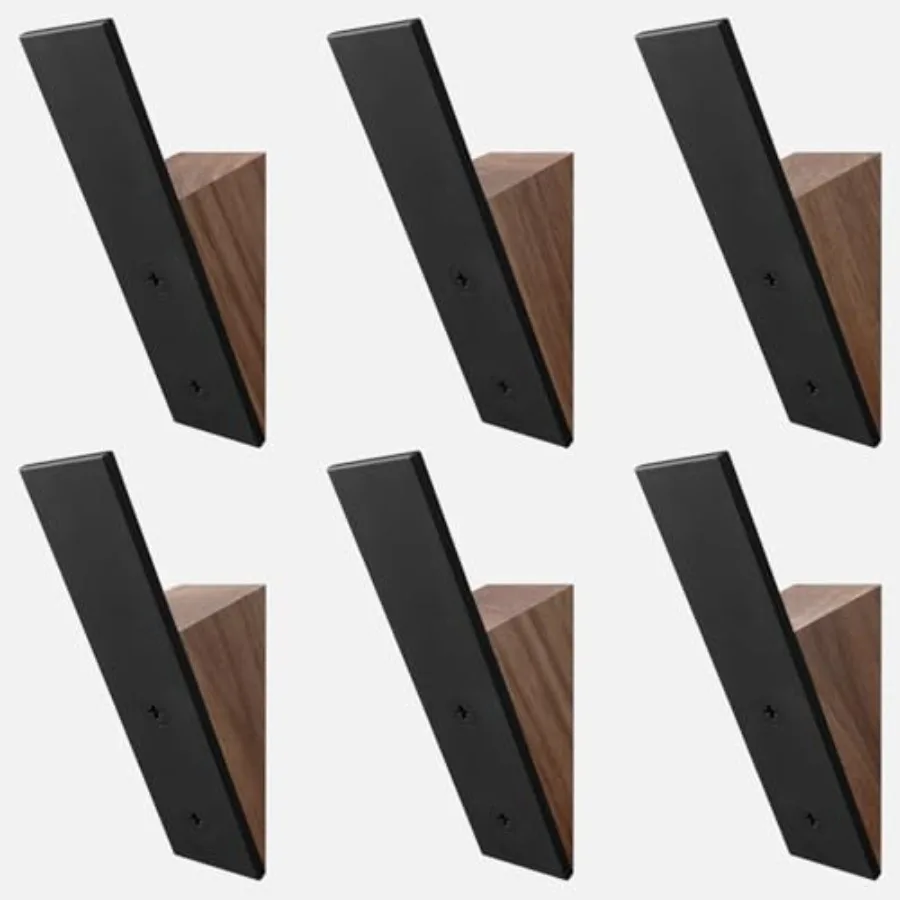 Walnut Wood Coat Hooks, High End Wood and Metal Wall Mounted Coat Hooks, Mid-Century Modern Clothes Hooks, Heavy Duty Wooden Ho
Walnut Wood Coat Hooks, High End Wood and Metal Wall Mounted Coat Hooks, Mid-Century Modern Clothes Hooks, Heavy Duty Wooden Ho