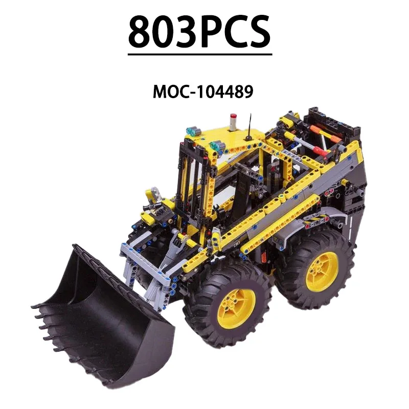 MOC-104489 Building Block Skid Steer Loader Model Ornament, 803 Pieces, Adult and Child Birthday, Christmas, New Year Toy Gift
MOC-104489 Building Block Skid Steer Loader Model Ornament, 803 Pieces, Adult and Child Birthday, Christmas, New Year Toy Gift