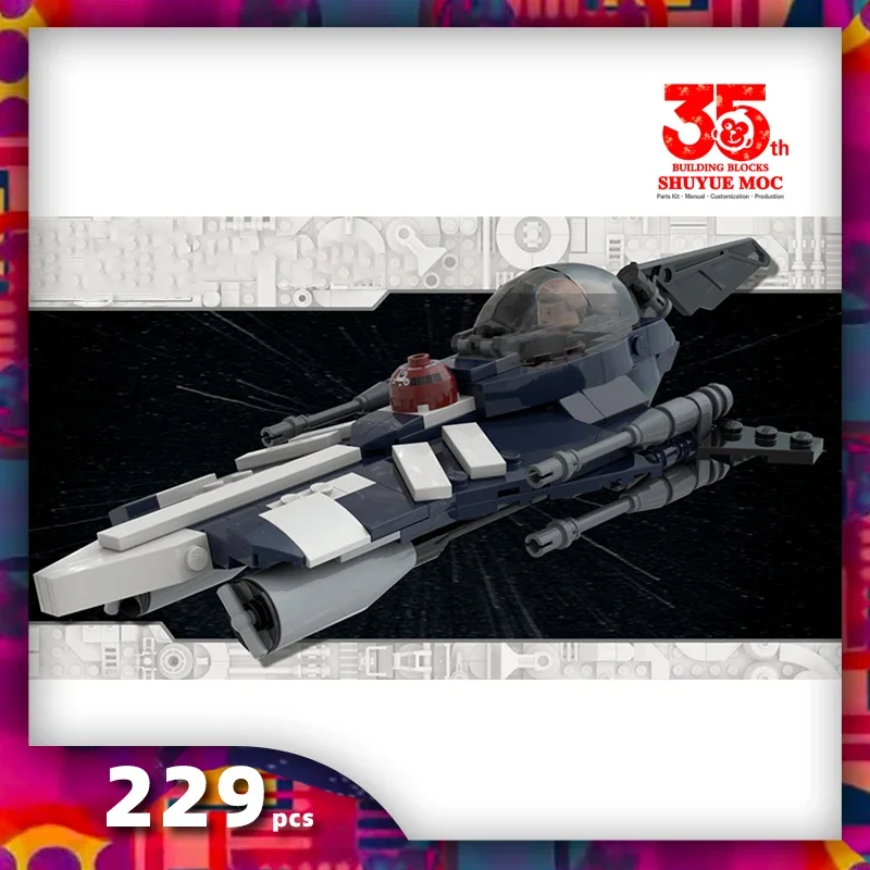 SyMoc 2023 Новинка 229 шт. детали MOC Interceptor строительные блоки модель DIY кирпичи игрушки подарки для детей
SyMoc 2023 Новинка 229 шт. детали MOC Interceptor строительные блоки модель DIY кирпичи игрушки подарки для детей