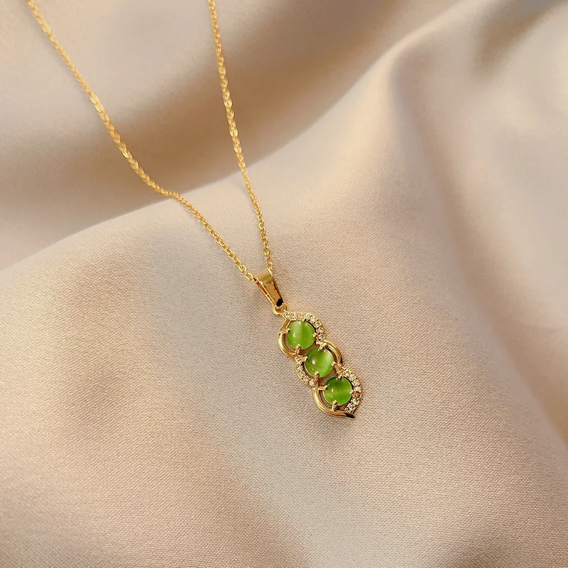 Sen Style Douban Pendant, Female Design Necklace, Short Peanut Collarbone Chain, Temperament Accessory, Internet Celebrity
Sen Style Douban Pendant, Female Design Necklace, Short Peanut Collarbone Chain, Temperament Accessory, Internet Celebrity