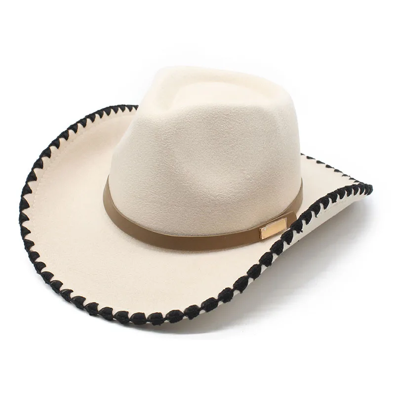 Arrival Woolen Hat Autumn And Winter Edging Men And Women Jazz Top Hat European And American Retro Fashion Western Cowboy Hat
Arrival Woolen Hat Autumn And Winter Edging Men And Women Jazz Top Hat European And American Retro Fashion Western Cowboy Hat