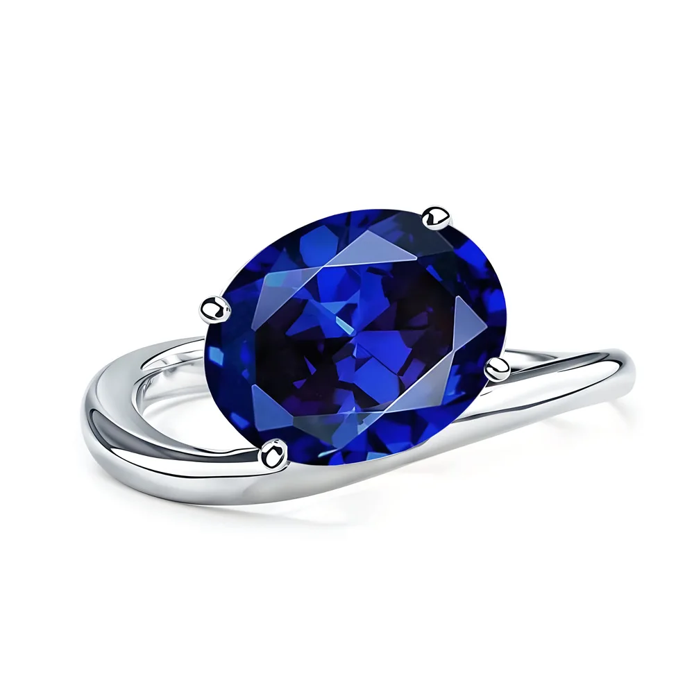 2025 New 925 Silver Sapphire 7x9mm Egg Shaped Curve Ring Women's Light Luxury Design Jewelry
2025 New 925 Silver Sapphire 7x9mm Egg Shaped Curve Ring Women's Light Luxury Design Jewelry