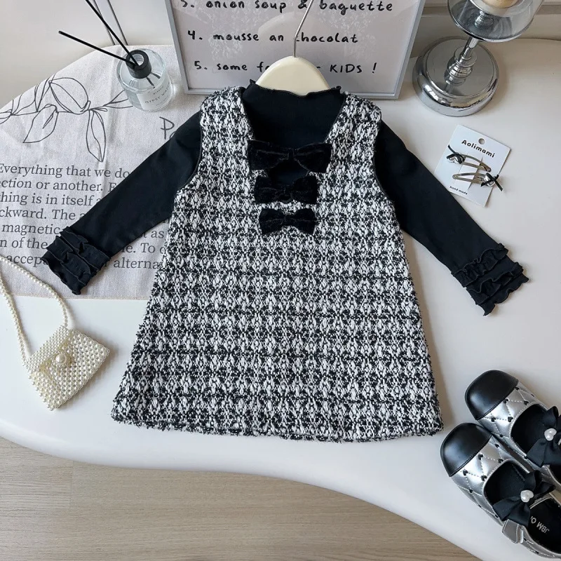 2025New Autumn Girls Sleeveless Dress Fashionable Elegant Bowknot Tank Dress
2025New Autumn Girls Sleeveless Dress Fashionable Elegant Bowknot Tank Dress