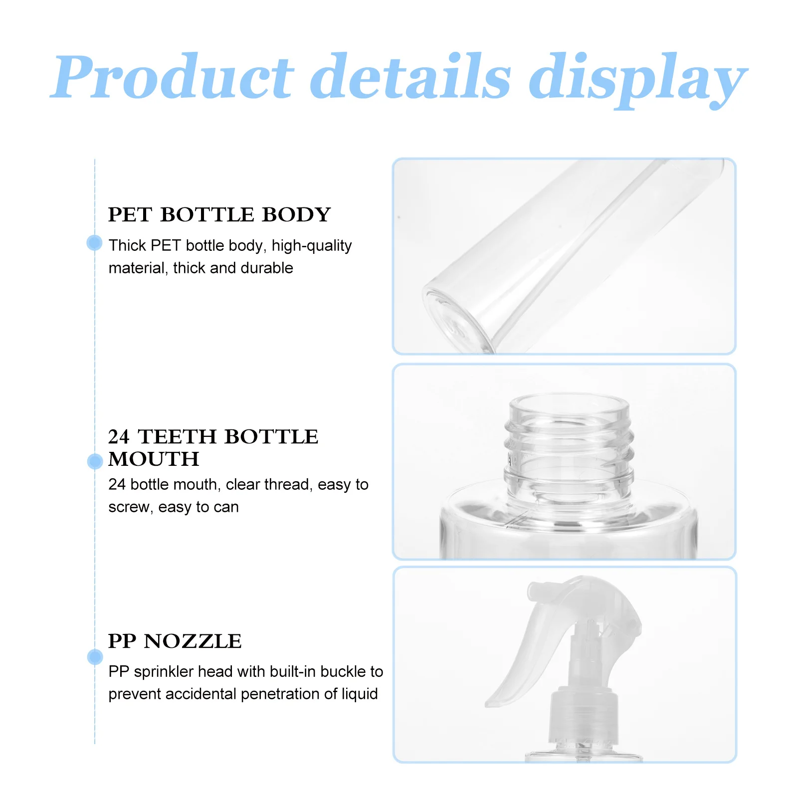10Pcs Spray Bottles Travel Refillable Portable Storage Dispenser Leak Proof Perfume Mist Bottle Reusable Outdoor Spray
10Pcs Spray Bottles Travel Refillable Portable Storage Dispenser Leak Proof Perfume Mist Bottle Reusable Outdoor Spray