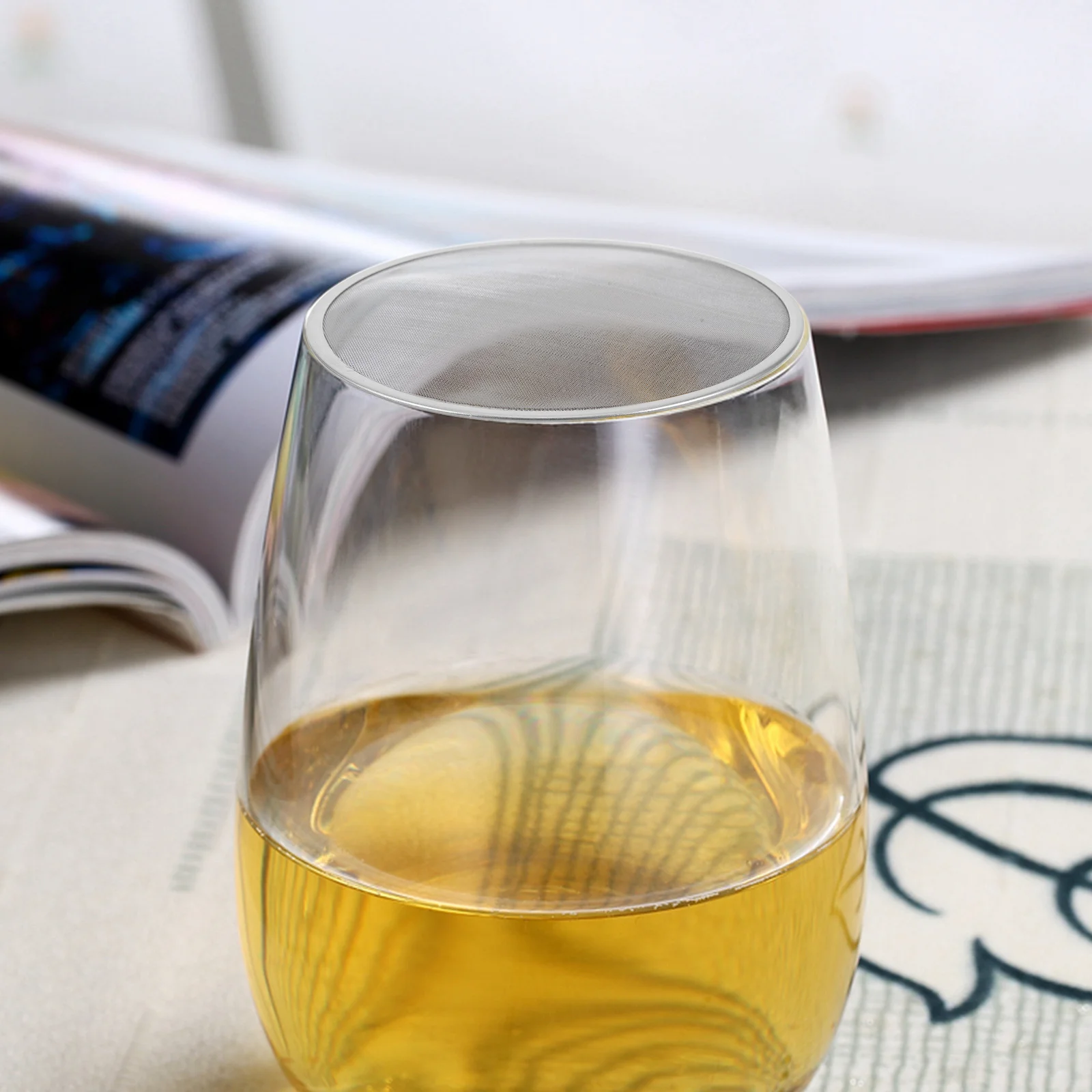 90Mm 80 Mesh Wine Glass Covers Stainless Steel Topper Discs Splash Reducing Ventilated Drink Lids for Outdoor Bbq Poolside Patio
90Mm 80 Mesh Wine Glass Covers Stainless Steel Topper Discs Splash Reducing Ventilated Drink Lids for Outdoor Bbq Poolside Patio