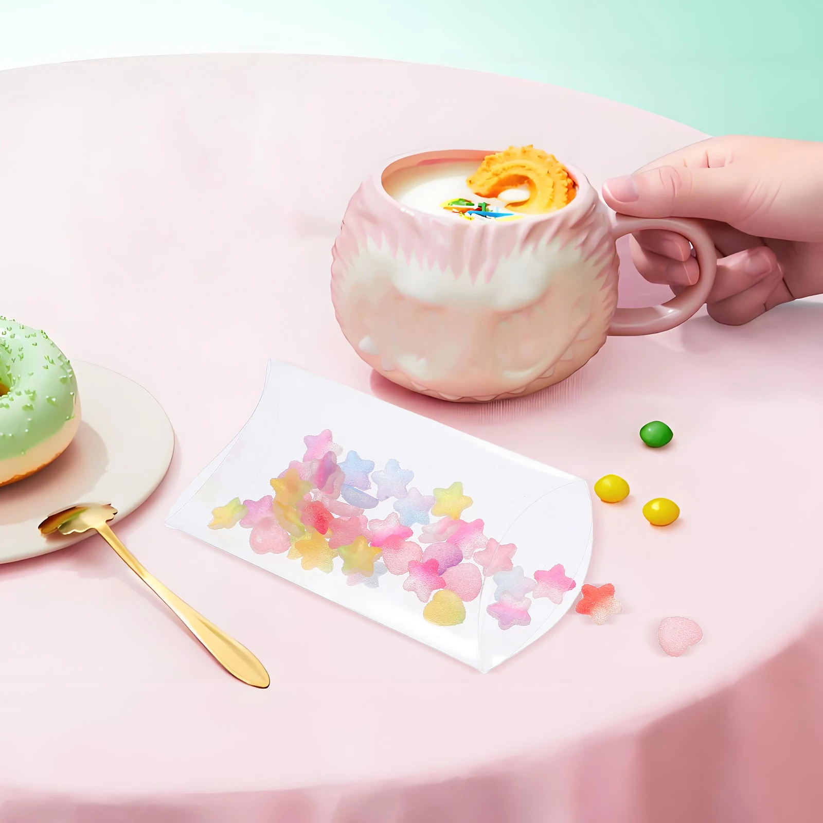 50Pcs Clear Pillow Boxes Mini Treat Containers Transparent Candy Packaging for Wedding Party Favors Mini Pie Containers
50Pcs Clear Pillow Boxes Mini Treat Containers Transparent Candy Packaging for Wedding Party Favors Mini Pie Containers