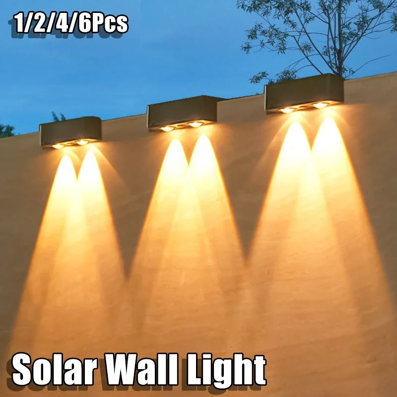 1/2/4/6 Pcs Outdoor Solar Wall Light Waterproof Fence Lamp Ultra Strong Spotlight Illumination for Garden Fence or Exterior Wall
1/2/4/6 Pcs Outdoor Solar Wall Light Waterproof Fence Lamp Ultra Strong Spotlight Illumination for Garden Fence or Exterior Wall