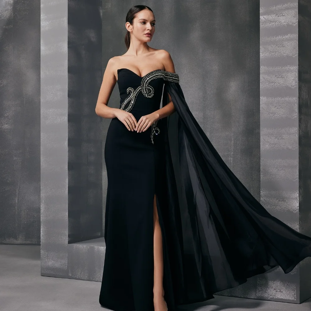 Customized Fashion Sexy Jersey Beading Sequined Straight One-shoulder Long Dresses Bespoke Occasion Dresses High Quality Casual
Customized Fashion Sexy Jersey Beading Sequined Straight One-shoulder Long Dresses Bespoke Occasion Dresses High Quality Casual