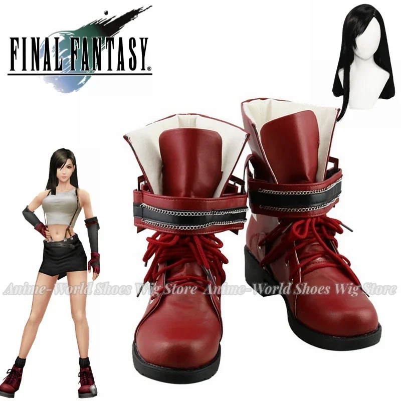 Final Fantasy 7: Remake Тифа Локхарт Обувь для косплея Сапоги Профессиональный парик ручной работы
Final Fantasy 7: Remake Тифа Локхарт Обувь для косплея Сапоги Профессиональный парик ручной работы