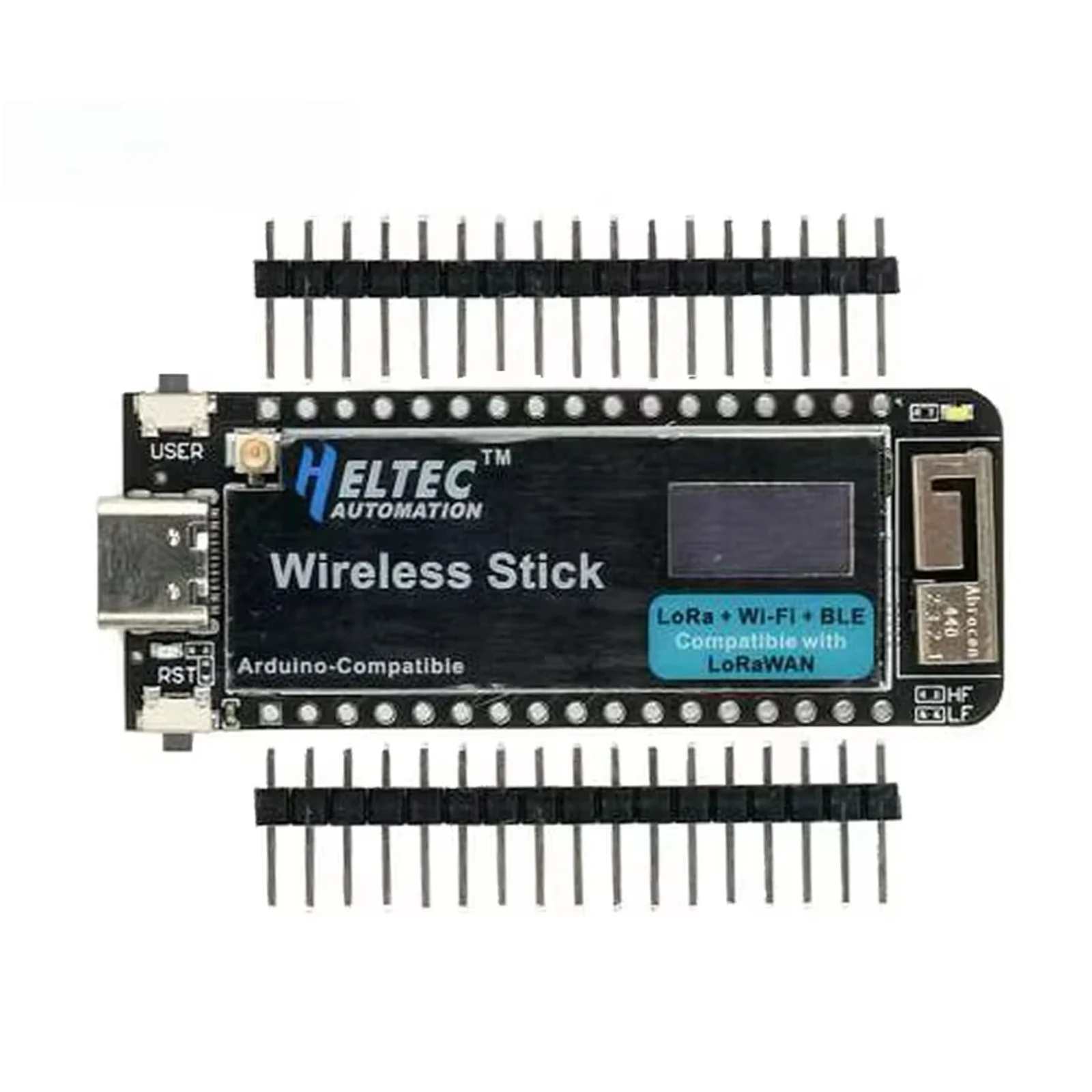 Heltec ESP32-S3 V3 Wireless Stick - LoRaWAN & Bluetooth/WiFi Development Board with SX1262 Chip for Arduino/Meshtastic Projects
Heltec ESP32-S3 V3 Wireless Stick - LoRaWAN & Bluetooth/WiFi Development Board with SX1262 Chip for Arduino/Meshtastic Projects