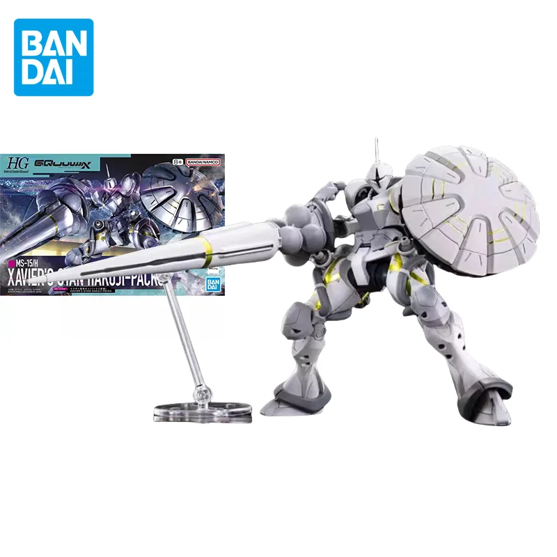 Bandai Original GUNDAM Anime HG 1/144 MS-15/H XAVIER'S GYAN HAKUJI-PACKS Action Figure Assembly Model Toys Gifts for Children
Bandai Original GUNDAM Anime HG 1/144 MS-15/H XAVIER'S GYAN HAKUJI-PACKS Action Figure Assembly Model Toys Gifts for Children