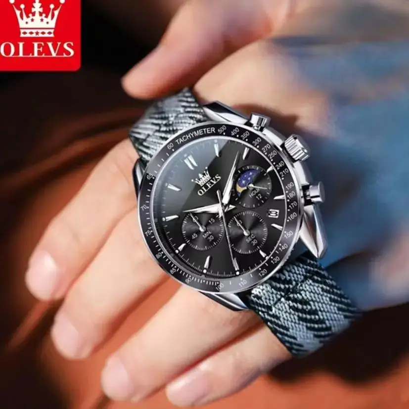 Мужские часы OLEVS 3630. Роскошные оригинальные деловые кварцевые часы. Водонепроницаемые светящиеся спортивные часы с датой недели и луной для мужчин
Мужские часы OLEVS 3630. Роскошные оригинальные деловые кварцевые часы. Водонепроницаемые светящиеся спортивные часы с датой недели и луной для мужчин