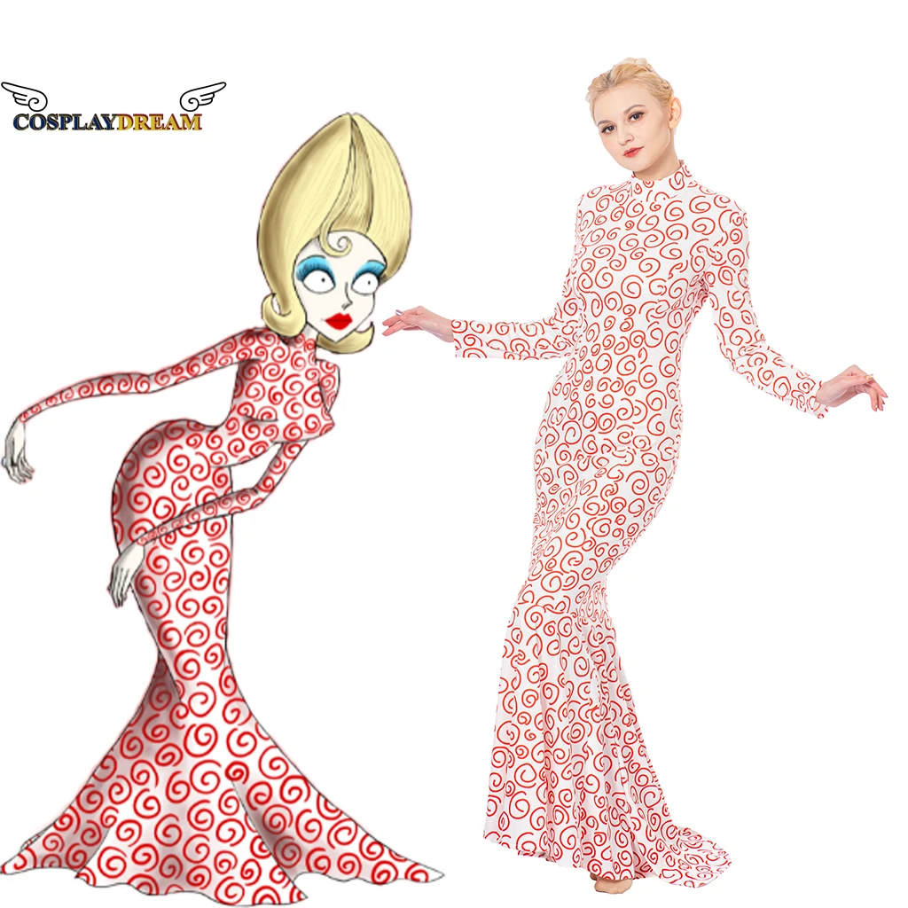 Martian Spy Girl Costume Lisa Marie Cosplay Fishtail Slim Printing Long Dress Attacks Female Alien Costume Dress for Halloween
Martian Spy Girl Costume Lisa Marie Cosplay Fishtail Slim Printing Long Dress Attacks Female Alien Costume Dress for Halloween