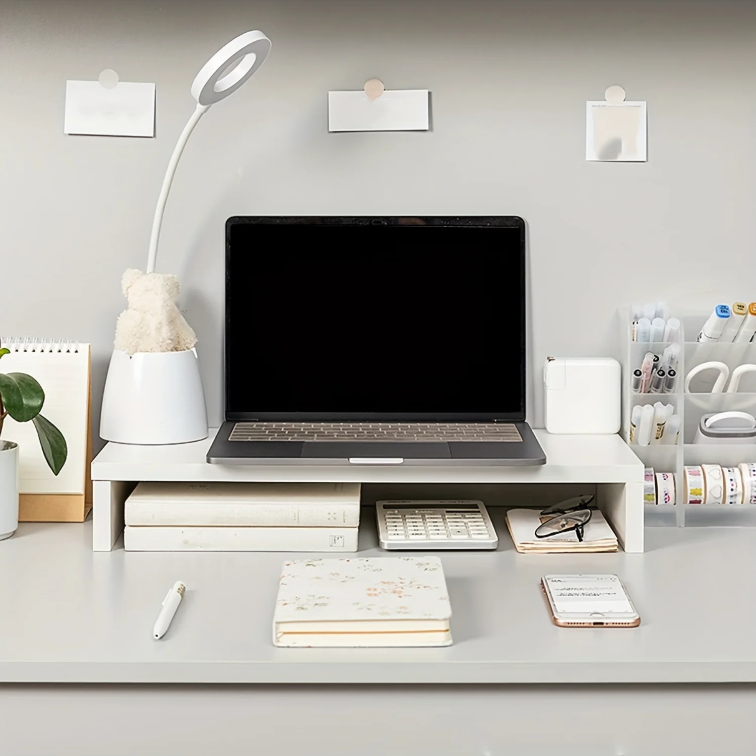Premium Wooden Monitor Stand - Ergonomic Height Adjuster for Office Workers, Stylish Organizer with Space-Saving Design, Ideal L
Premium Wooden Monitor Stand - Ergonomic Height Adjuster for Office Workers, Stylish Organizer with Space-Saving Design, Ideal L