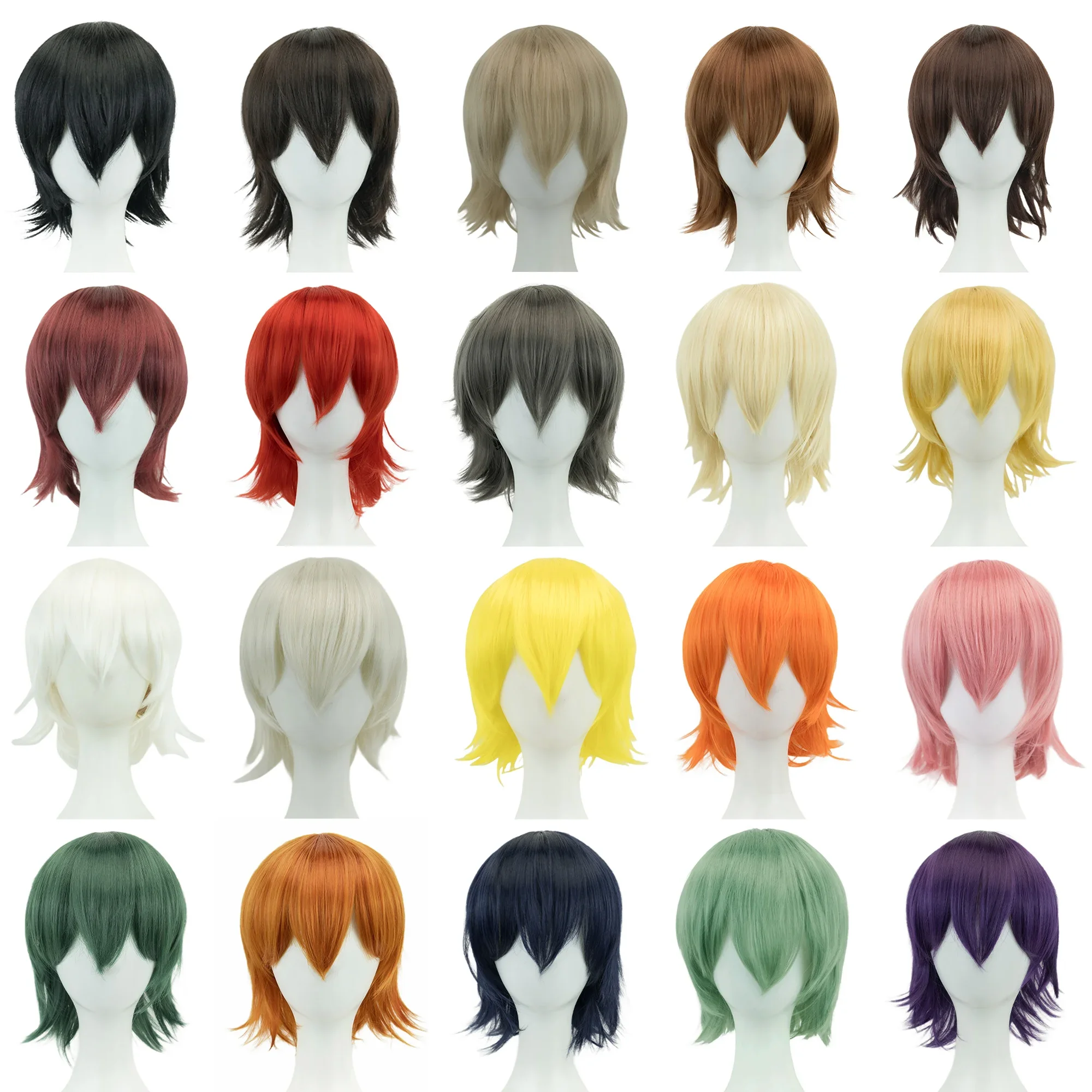 Synthetic Unisex 12 Inches Short Cosplay Hair Party BOB Wigs with Bangs Pink Blonde Orange Halloween Costume Lolita Wig
Synthetic Unisex 12 Inches Short Cosplay Hair Party BOB Wigs with Bangs Pink Blonde Orange Halloween Costume Lolita Wig