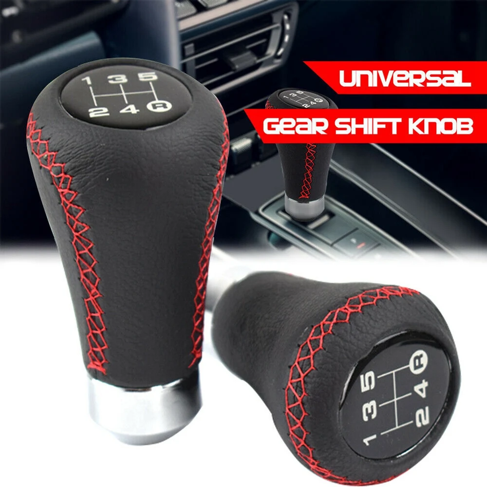 Lasting 5 Speed Leather Stick Shift Knob Car Gear Shifting Shifter Lever Knobs Fit for Most Manual 
Lasting 5 Speed Leather Stick Shift Knob Car Gear Shifting Shifter Lever Knobs Fit for Most Manual