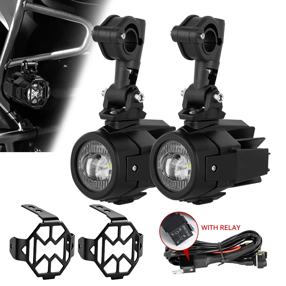 2Pcs Motorcycle LED Driving Fog Lights Waterproof Auxiliary Spotlight Lamp For Most Motorbike For BMW R1200GS LC R1250GS ADV
2Pcs Motorcycle LED Driving Fog Lights Waterproof Auxiliary Spotlight Lamp For Most Motorbike For BMW R1200GS LC R1250GS ADV