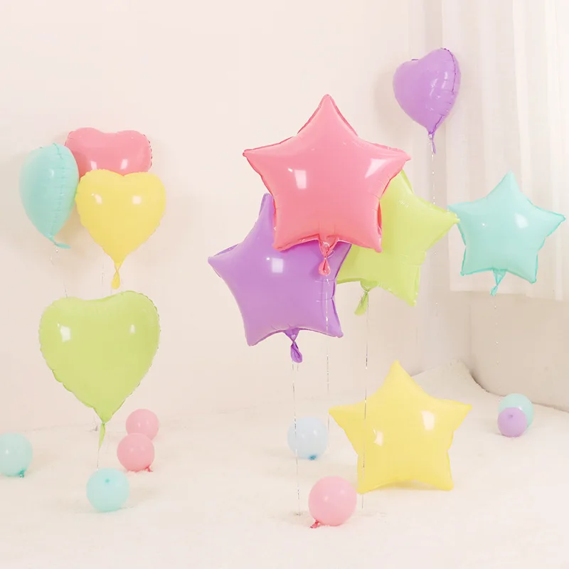 10pcs Aluminum Foil Balloons Confetti Heart Star Balloon Birthday Party Decoration Wedding Decoration Baby Shower Party Supplies
10pcs Aluminum Foil Balloons Confetti Heart Star Balloon Birthday Party Decoration Wedding Decoration Baby Shower Party Supplies