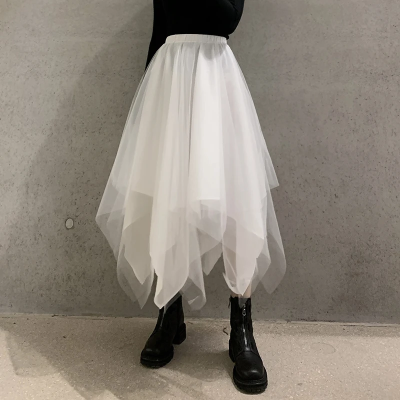 Белая асимметричная юбка-миди с высокой талией, расклешенная, женская, для офиса и повседневной носки, А-силуэт, свободный крой
Белая асимметричная юбка-миди с высокой талией, расклешенная, женская, для офиса и повседневной носки, А-силуэт, свободный крой