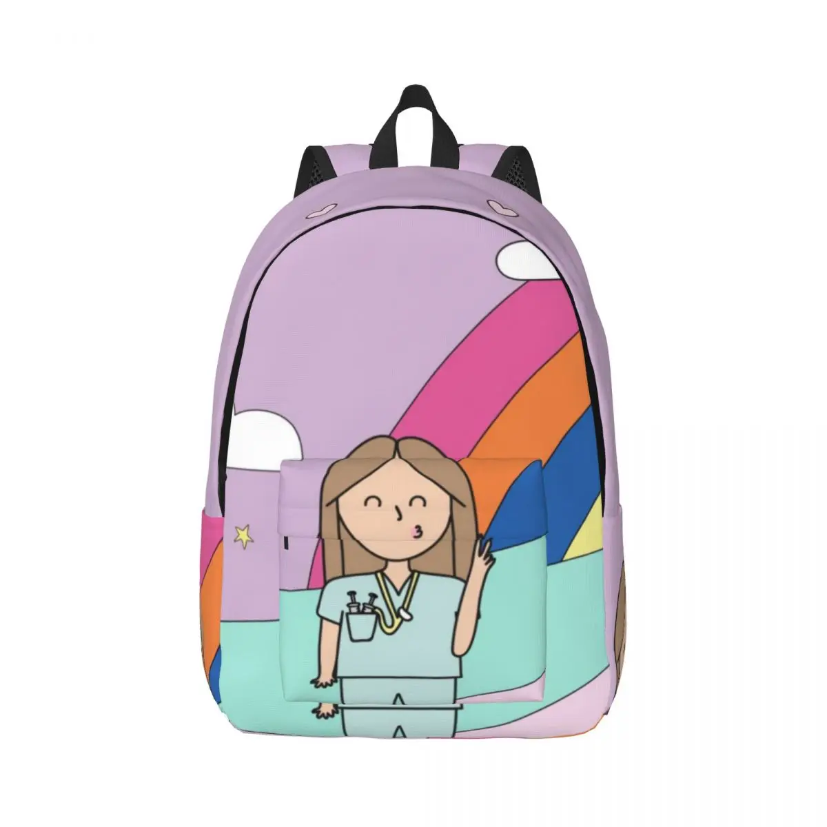 Doctor Nurse Enfermera En Apuros Large Capacity School Bag Student Laptop Bag School Backpack for College Student
Doctor Nurse Enfermera En Apuros Large Capacity School Bag Student Laptop Bag School Backpack for College Student