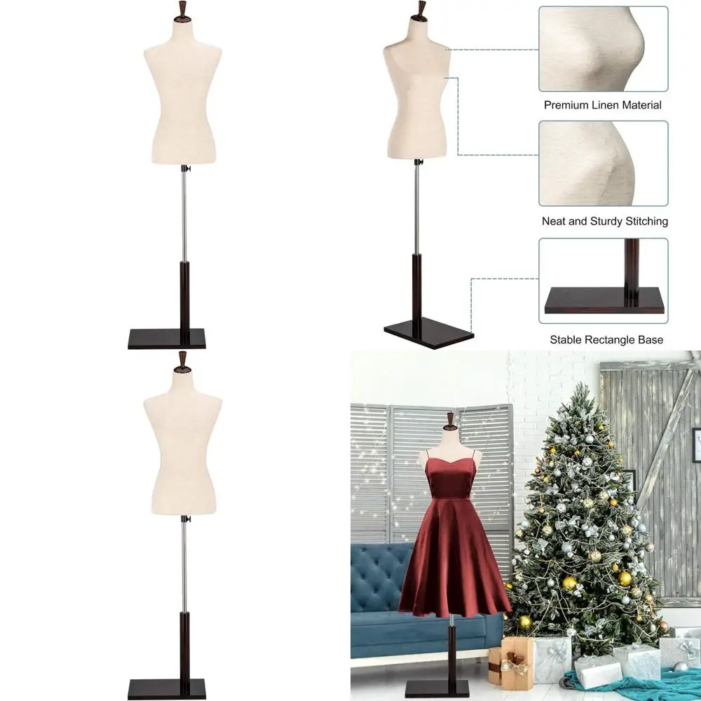 Adjustable Wooden Stand Mannequin for Displaying Clothing Designs, Pinnable Dress Form (White, Size 2-4)
Adjustable Wooden Stand Mannequin for Displaying Clothing Designs, Pinnable Dress Form (White, Size 2-4)