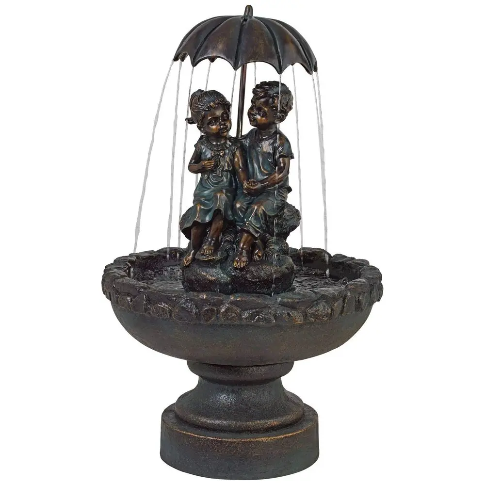 and Girl Under Umbrella 40 High Large Rustic Indoor Outdoor Cottage Core Decor Bronze Floor Fountain Standing Waterfall Basin W
and Girl Under Umbrella 40 High Large Rustic Indoor Outdoor Cottage Core Decor Bronze Floor Fountain Standing Waterfall Basin W