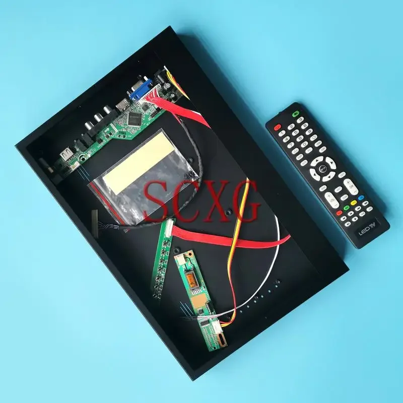 For CLAA154WB05A CLAA154WB08A TV Analog Driver Board+Metal Case 15.4" 1CCFL LVDS 30 Pin VGA HDMI-Compatible AV USB 1280*800 Kit
For CLAA154WB05A CLAA154WB08A TV Analog Driver Board+Metal Case 15.4" 1CCFL LVDS 30 Pin VGA HDMI-Compatible AV USB 1280*800 Kit