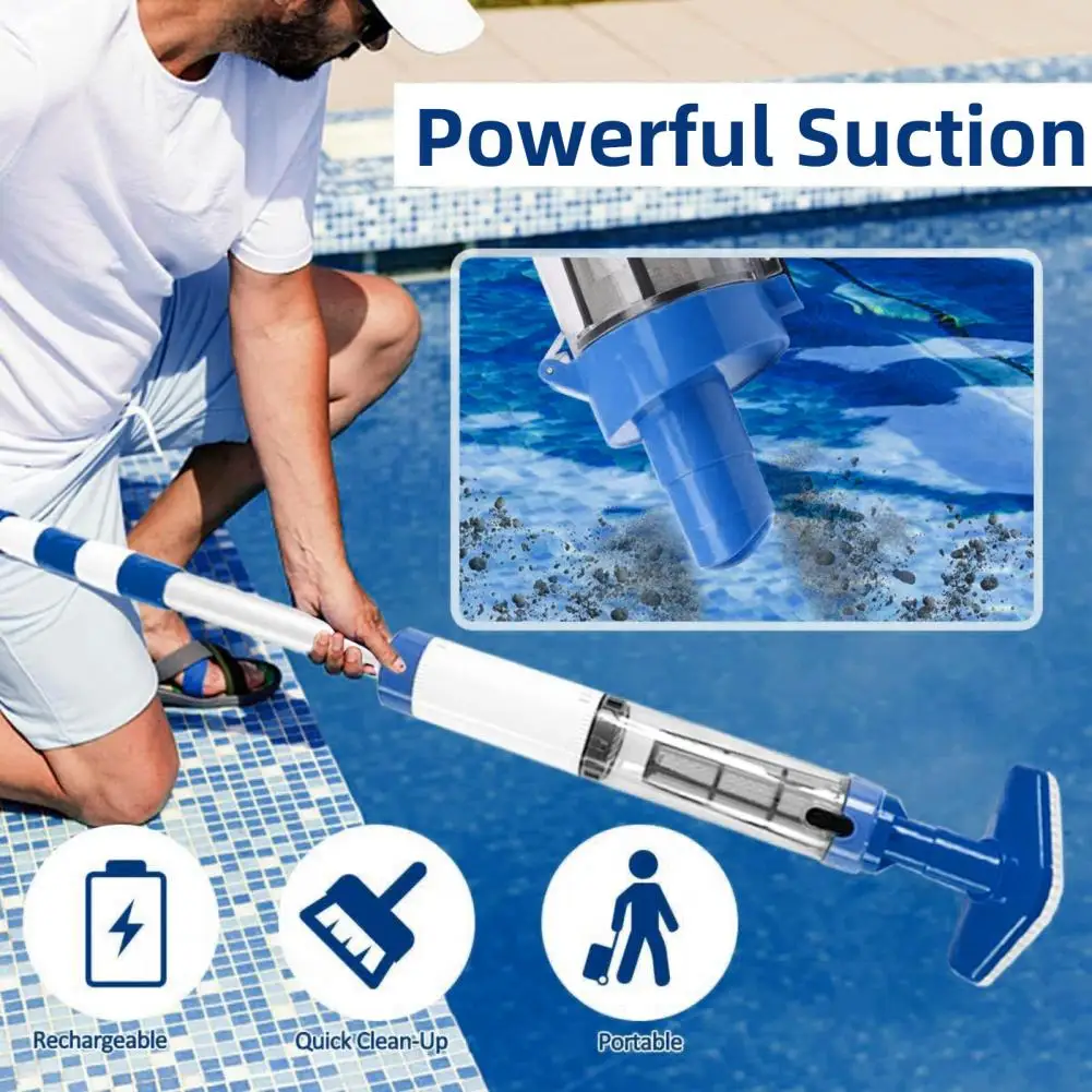 Pool Debris Cleaner Powerful Cordless Pool Vacuum for Inground Pools Hot Tubs Spas Rechargeable Handheld for Above for Pool
Pool Debris Cleaner Powerful Cordless Pool Vacuum for Inground Pools Hot Tubs Spas Rechargeable Handheld for Above for Pool