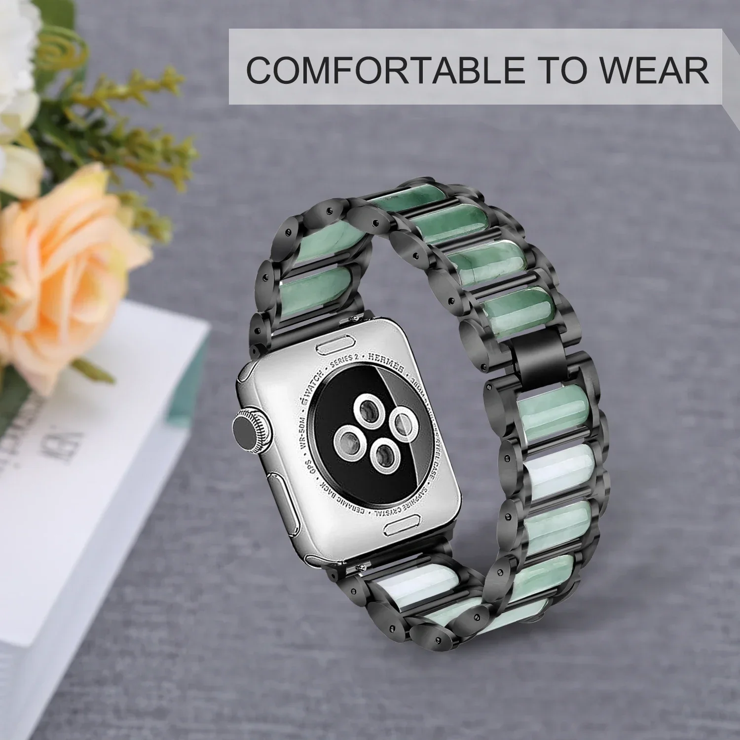 Изумрудные ювелирные изделия + металлический ремешок для Apple Watch Ultra2 9 8 7 49 мм 45 мм 41 мм роскошный браслет ремешок для 6 5 4 SE 44 мм 42 мм 40 мм ремешок
Изумрудные ювелирные изделия + металлический ремешок для Apple Watch Ultra2 9 8 7 49 мм 45 мм 41 мм роскошный браслет ремешок для 6 5 4 SE 44 мм 42 мм 40 мм ремешок