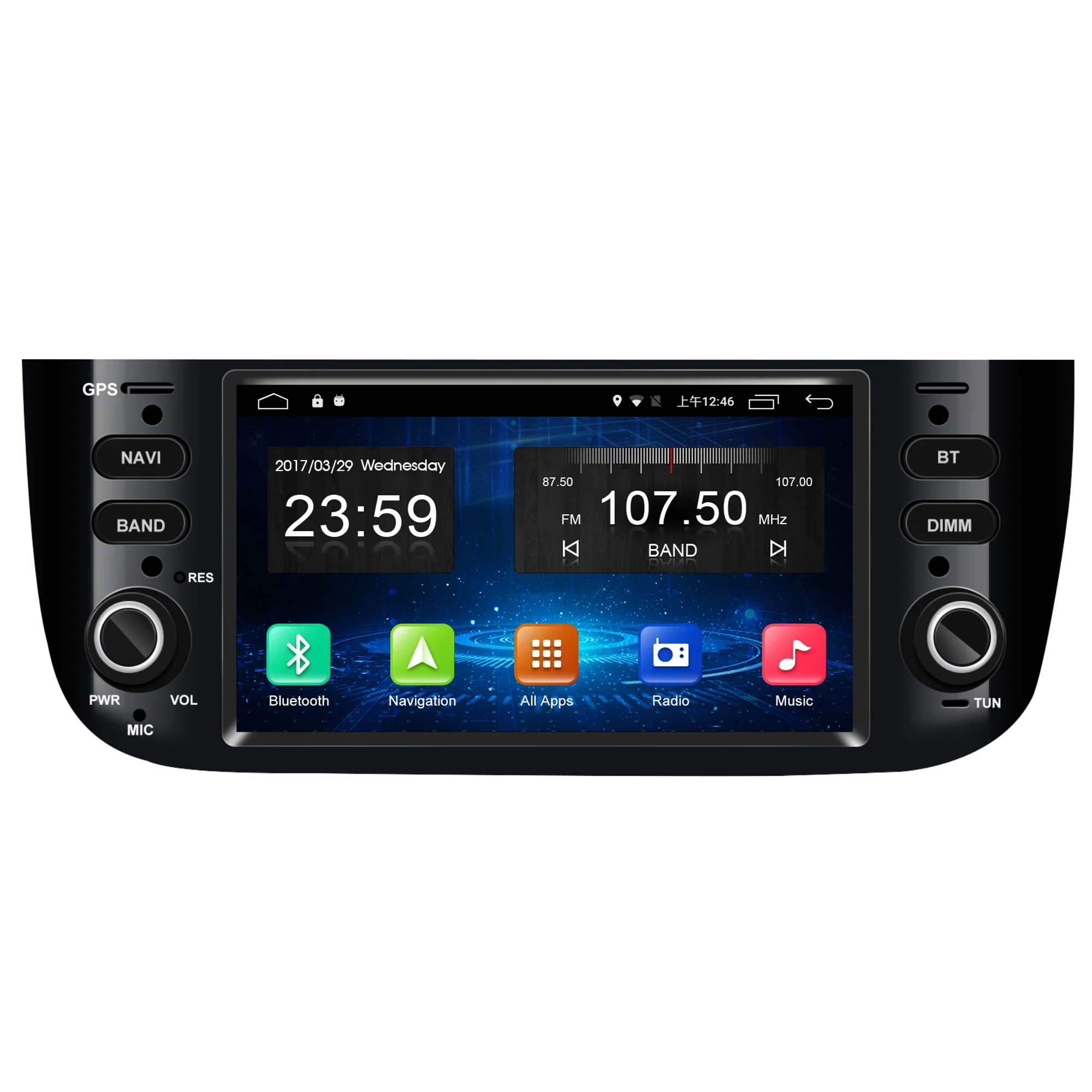 Android Car radio for Fiat Linea Punto (2012-2015) stereo screen Bluetooth/Carplay/GPS /Wifi/FM RDS Radio/Rear Camera/2+32G
Android Car radio for Fiat Linea Punto (2012-2015) stereo screen Bluetooth/Carplay/GPS /Wifi/FM RDS Radio/Rear Camera/2+32G