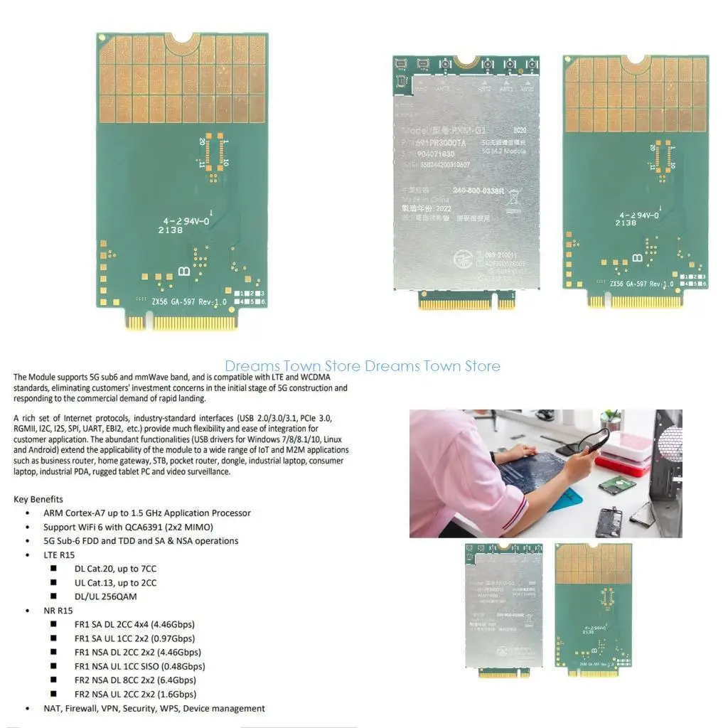 HX6A RXM LTE WCDMA MODULE с интерфейсами RGMII EBI2 для коммерческого развертывания 
HX6A RXM LTE WCDMA MODULE с интерфейсами RGMII EBI2 для коммерческого развертывания