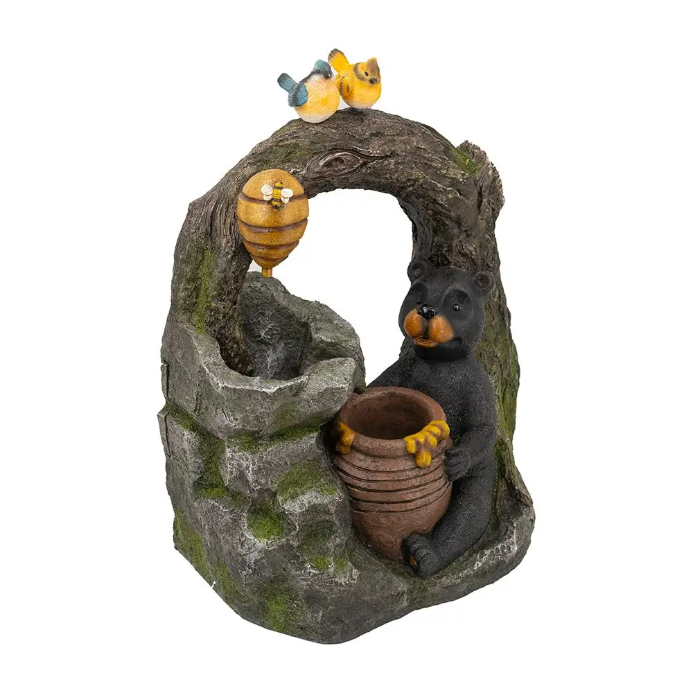 18.5x11.8x22.6" Decorative Two-Tiered Water Fountain with Woodland Animal Design, Outdoor Fountain with Light and Pump
18.5x11.8x22.6" Decorative Two-Tiered Water Fountain with Woodland Animal Design, Outdoor Fountain with Light and Pump