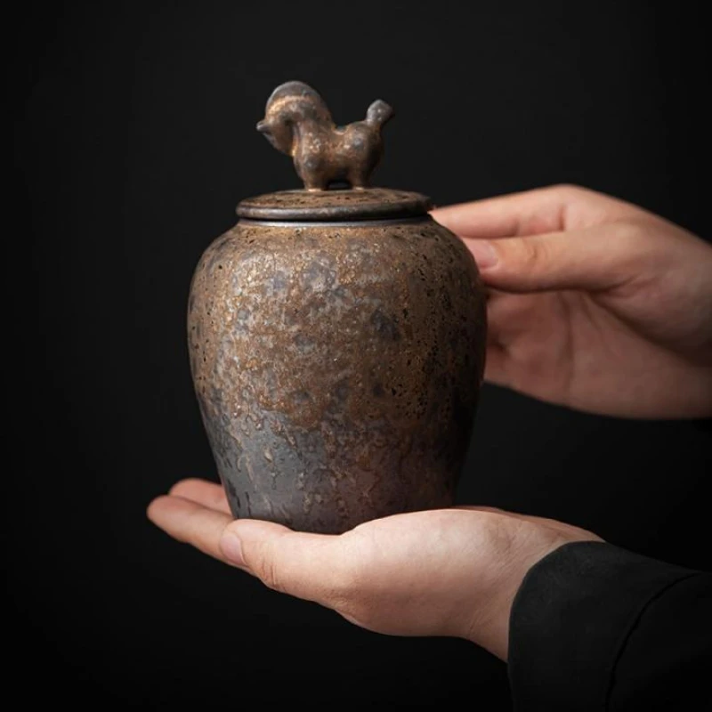 Ceramic pet urn Mini portable cremation, animal coffin, commemorative ash storage jar, pet cremation and burial, pet supplies
Ceramic pet urn Mini portable cremation, animal coffin, commemorative ash storage jar, pet cremation and burial, pet supplies