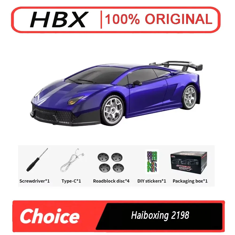 Haiboxing 2198 масштаб 1/34, 4WD автомобиль с дистанционным управлением, модель гоночного автомобиля для дрифта 2,4 ГГц, высокоскоростной дрейфующий RTR для начинающих
Haiboxing 2198 масштаб 1/34, 4WD автомобиль с дистанционным управлением, модель гоночного автомобиля для дрифта 2,4 ГГц, высокоскоростной дрейфующий RTR для начинающих