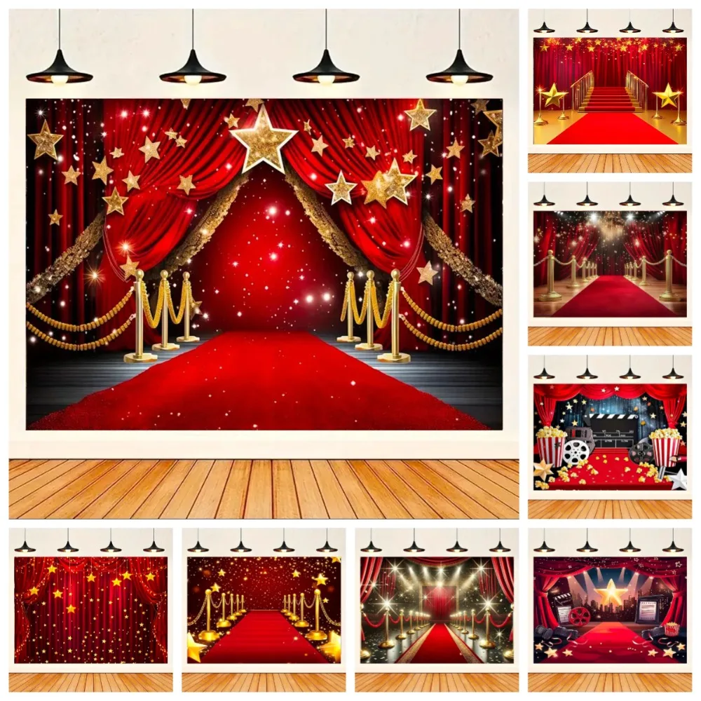 Hollywood Celebrity Red Carpet Themed Banner Background, Adult Birthday Party, Family Gathering Decoration Photography Backdrop
Hollywood Celebrity Red Carpet Themed Banner Background, Adult Birthday Party, Family Gathering Decoration Photography Backdrop