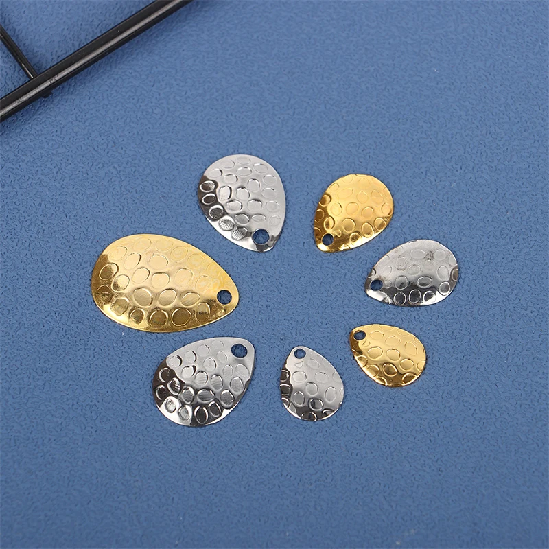 20Pcs Metal Waterdrops Shape Spoons Plaice For Tackle Craft Bait Tool Lure Fishing Spinner Blades DIY Hard Bait Accessories
20Pcs Metal Waterdrops Shape Spoons Plaice For Tackle Craft Bait Tool Lure Fishing Spinner Blades DIY Hard Bait Accessories