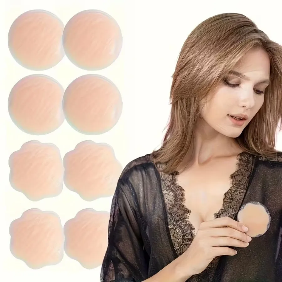 1 пара силиконовых накладок на соски-самоклеящиеся многоразовые, водонепроницаемые, невидимые для женщин, платье с открытой спиной, свадебная вечеринка, пляж
1 пара силиконовых накладок на соски-самоклеящиеся многоразовые, водонепроницаемые, невидимые для женщин, платье с открытой спиной, свадебная вечеринка, пляж