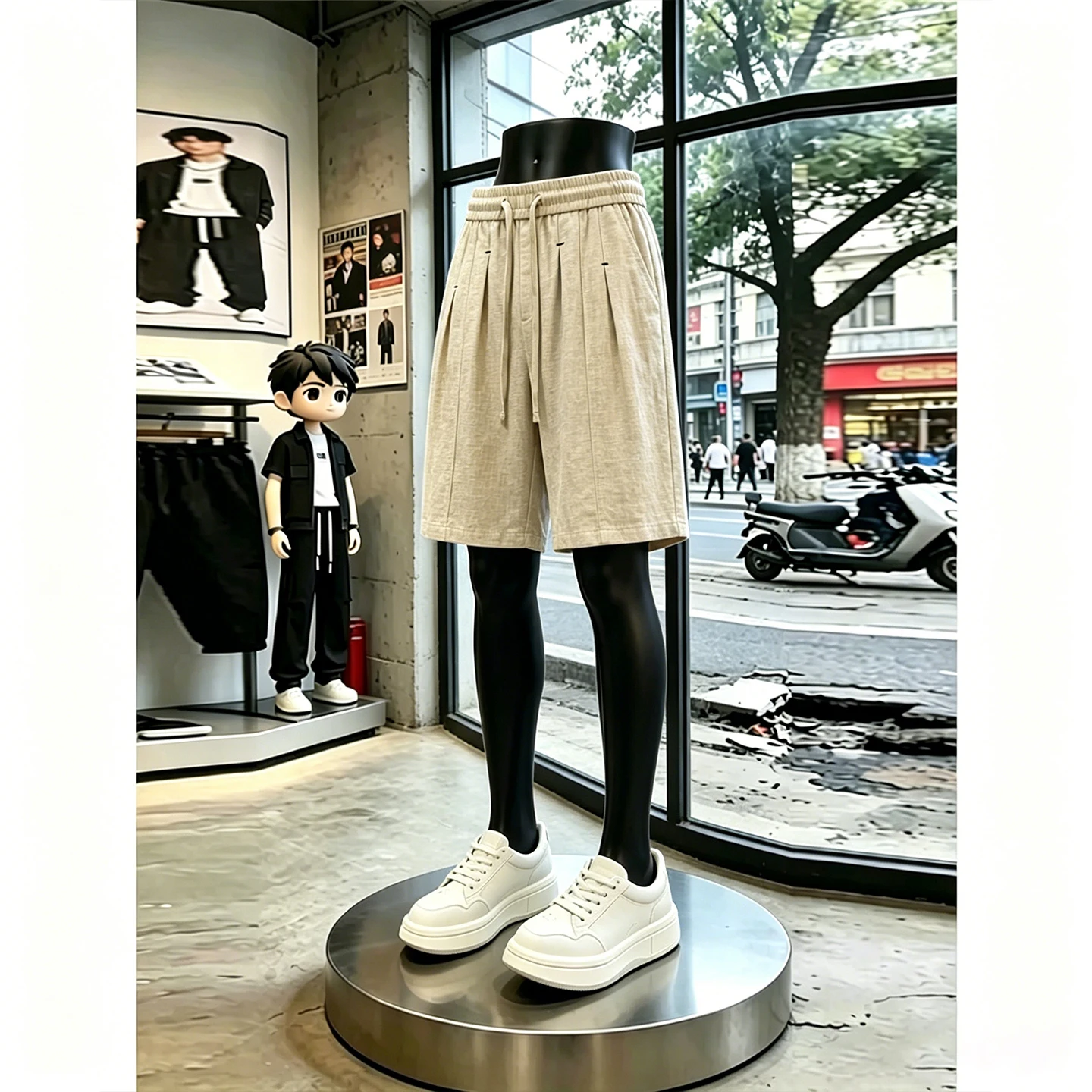 Loose Fit Men's Short Pants Linen-Like Fabric Five-Quarter Length Casual Summer Shorts Comfortable Relaxing Feeling Polyester...
Loose Fit Men's Short Pants Linen-Like Fabric Five-Quarter Length Casual Summer Shorts Comfortable Relaxing Feeling Polyester...